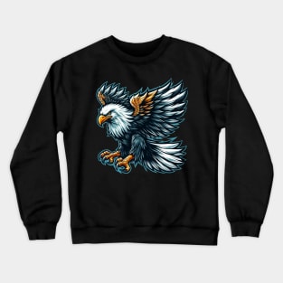 Majestic Bald Eagle Crewneck Sweatshirt